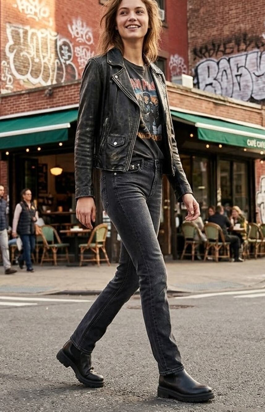 Zadig & Voltaire Size 26 Skull Button Black Mid Rise Skinny Jean